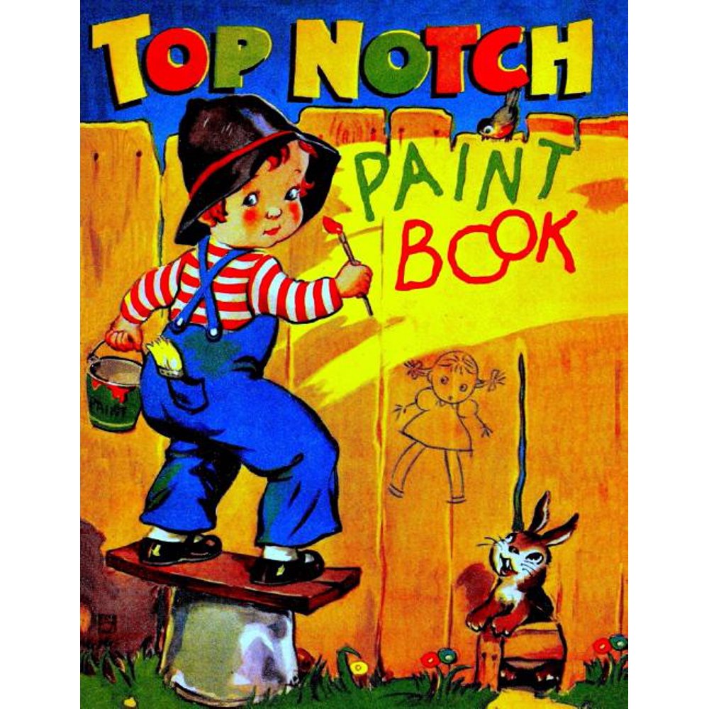 Top Notch Paint Book Coloring and Paint Book