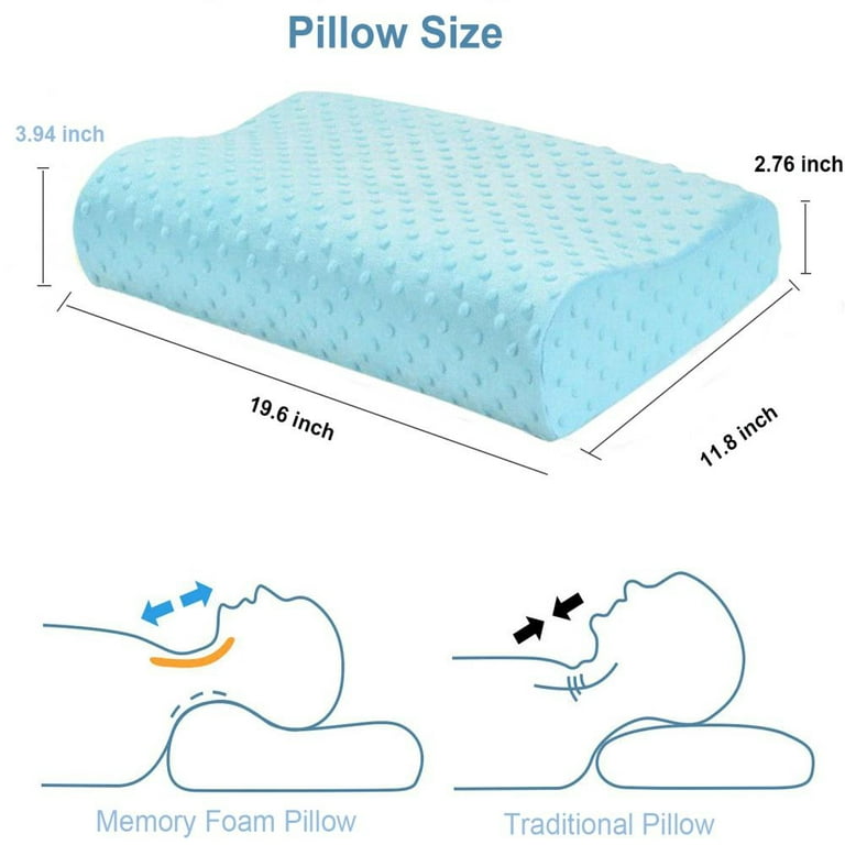 Jestik Oval Center Cervical Pillows: Neck & Cervical Orthopedic Pillows for  Back and Side Sleepers - Posture Pillow with Ergonomic Oval Center for
