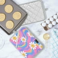 thumbnail image 5 of 2Pack Heat-Resistant Quilted Cotton Potholders - Stylish Kitchen Grips for Hot Pots & Pans Ovens Adorable Daisies, 5 of 7