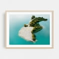 thumbnail image 2 of Emerald Forest on a Turquoise Lake - Photography Nature Landscape Scenic Unframed Wall Art Print 16 x 20 inches, 2 of 4