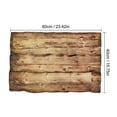 thumbnail image 2 of Wood Grain Diatom Mud Mat, 15.7in x 23.6in Absorbent Non-Slip Bathroom Rug Quick Dry Floor Pad, Modern Foot Mat for Shower Room Threshold, 2 of 4