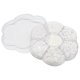 thumbnail image 4 of 2800 cuentas planas de media perla de 2 a 10 mm para decoración de prendas, manualidades, brillo satinado, cuentas sueltas para decoración de uñas. blanco, 4 of 8