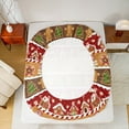 thumbnail image 5 of Castle Fairy Gingerbread Man 4pcs Bed Sheets,Merry Christmas King Sheets,Festival Theme Super Cozy Sheet Set,Breathable Xmas Home Decor, 5 of 7