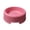Pink, variant on Pet Resin Round Bowl Basic Food Dish And Water Feeder For Dogs And Cats Easy To Clean