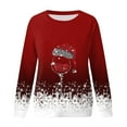 thumbnail image 5 of Kcodviy Chandail Décontracté de Noël pour Femmes, Col Rond, Manches Longues, Ample, 5 of 5