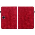 thumbnail image 1 of FJLBDE Étui pour OnePlus Pad Lite/Oppo Pad SE 11 Pouces, Portefeuille Folio à Rabat en Cuir PU à Motif Floral Embossé avec Support, Rouge, 1 of 7