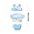 thumbnail image 3 of Qocolhg Reborn Dolls Baby Clothes, Baby Doll Clothes Outfits for 12-15 inch Silicone Baby Doll Girl Baby Clothing Sets, Christmas Birthday Gifts for Toddler Ages 1-3, Toys Accessories, 3 of 6