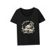 thumbnail image 4 of Camiseta de mujer con cuello redondo, camiseta de moda para mujer, camisetas suaves de verano para caminar y viajar S, 4 of 7