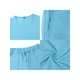 thumbnail image 4 of TRKIYQC Ropa casual de verano para hombre, camiseta de manga corta de color sólido + pantalones cortos con cordón de cintura elástica, conjunto de chándal de 2 piezas TRKIYQC moda, 4 of 4