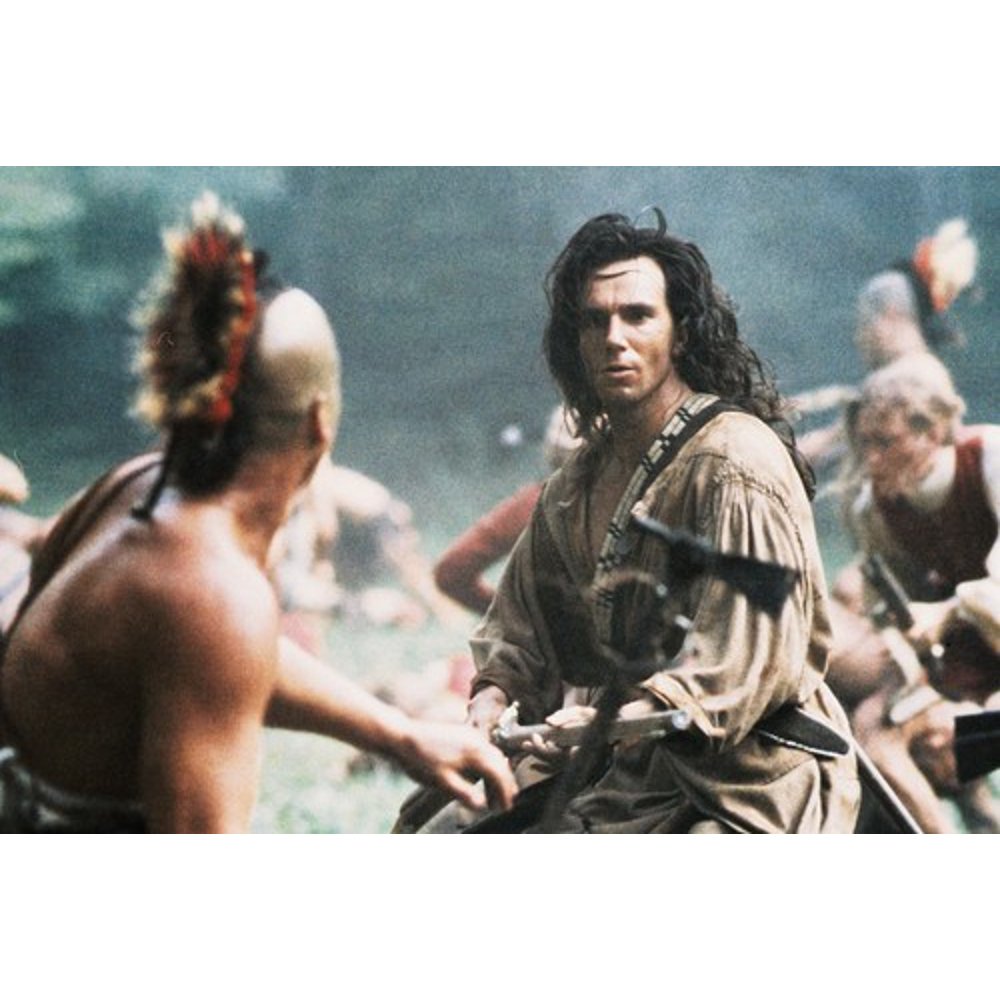 Daniel Day Lewis Le Dernier Des Mohicans Daniel Day-Lewis in The Last of the Mohicans 24x36 Poster - Walmart.com