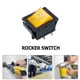 thumbnail image 4 of Interruptor basculante Interruptor encendido 2 niveles 4 pines con 10A AC125-250V (amarillo), 4 of 7