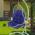 thumbnail image 4 of PTOOTP Hanging Egg Chair Pillow Polyester Egg Chair Cushion Waterproof 1Set, 4 of 8