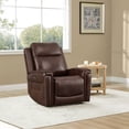 thumbnail image 5 of ReNest Dual Motor Power Recliner with Super Zero-Gravity Mode, Top-Grain Leather, USB and Type-C Charging,Cognac, 5 of 25