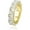 Yellow Gold, variant on 14K Gold Triangle Cut Mossanite Ring, Patchwork Hip-Hop Style Ring, A Geometric Beauty for the Trendy,Father's Day Gifts for Dad