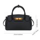 thumbnail image 2 of Bolso Bolsillo Cuerpo Cruzado Hombro para Mujeres Correa Ajustable Color Sólido Cuero, 2 of 9