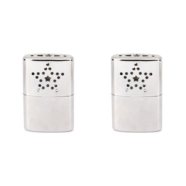 Toystoory Autumn Cold Winter Hand Warmer Pocket Warm-keeping Supply Heater Metal Handy Hands Warmers for Indoor Dormitory Outdoor 1 2piezas