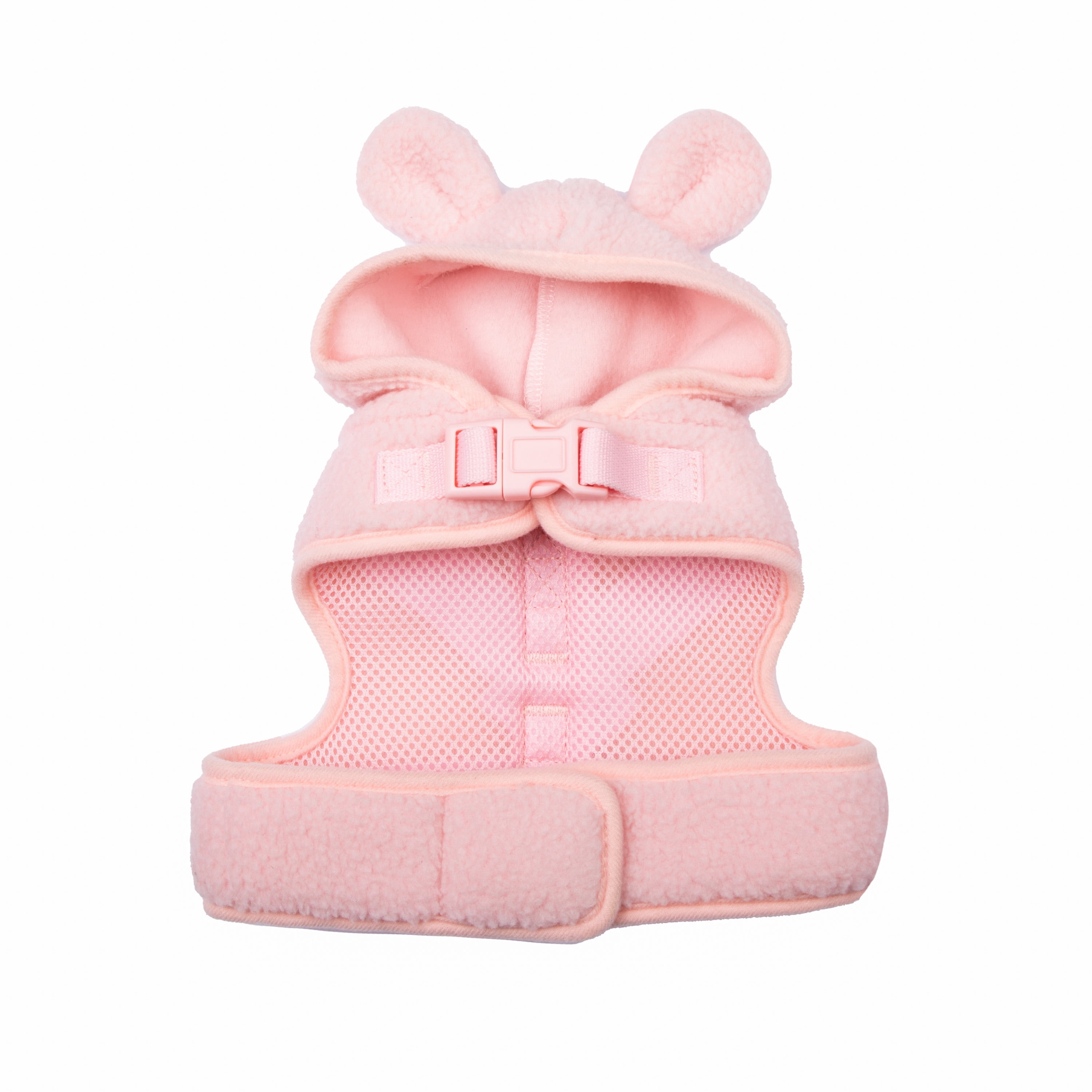 Gap Pet, Dog Harness, Furry Hooded Dog Harness, with Recycled Polyester, Pink
