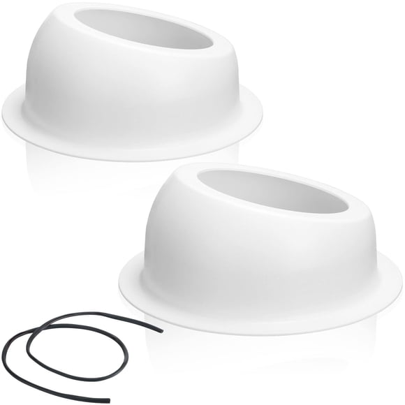Cajas de altavoces para altavoces de 6,5 pulgadas, 2 unidades, color blanco