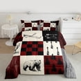 thumbnail image 2 of Feelyou Rustic Hunting Deer Bedding Comforter Set, Farmhouse Boating Lover Twin Comforter Sets, Western Lodge Cabin Reversible Bedding Set, Microfiber Bedroom Decor, 2pcs, 2 of 8