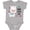 AC-Heather Grey, variant on Oma Loves Me Cute and Happy Llama Boys or Girls Baby Bodysuit