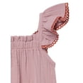 thumbnail image 3 of Modern Moments by Gerber baby Girl Long Leg Romper with Novelty Trim Detail, Sizes 0/3 Months - 24 Months, 3 of 6