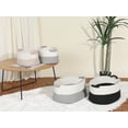 thumbnail image 5 of REGALWOVEN Woven Storage Basket with Handles, Shelf Closet Storage Bin White/Khaki 17*12.5*8.5in, 5 of 6