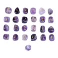 thumbnail image 1 of Piedras Rúnicas, de Cristal para Meditación, Adivinación, Adivinación, Decoración Del Hogar, Joyería Artesanal, Regalos de año Nuevo, Artes Y Ma amatista Baoblaze piedras naturales, 1 of 4