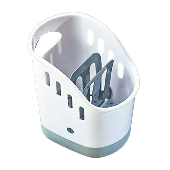 Kitchen Gadgets Kitchen Drain Storage Rack Sponge Cleaning Sink Countertop Storage Rack Pot Brush Rack Wipe Drain Storage Bucket Kitchen Shelf Table Top Storage Box Plastic ** (Clearance)Rack