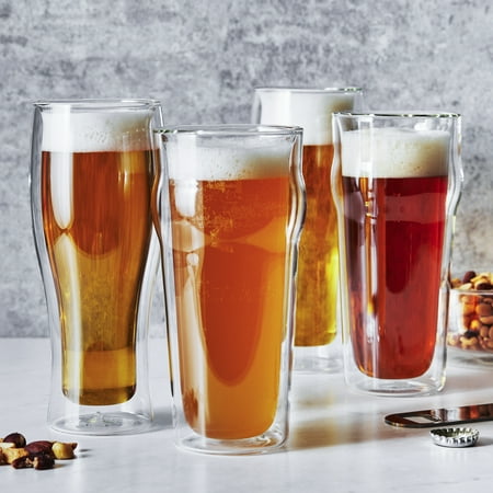 ZWILLING - Sorrento 4-pc Double-Wall Pint & Pilsner Glass Set - N/A