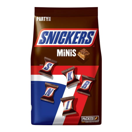 SNICKERS Minis Size Chocolate Candy Bars, 40 oz. (Best Selling Candy Bar In The World)