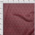 thumbnail image 2 of oneOone Organic Cotton Voile Fabric Leaves & Floral Block Printed Craft Fabric BTY 42 Inch Wide, 2 of 4
