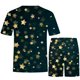 thumbnail image 1 of Conjunto de Camisas Para Hombre Conjunto de Pantalones de Blusa de Manga Corta Con Estampado 3D de Cuello Redondo de Navidad Informal Odeerbi ODB175042, 1 of 7