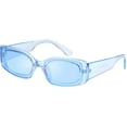 thumbnail image 1 of FEISEDY Creative Rectangle Sunglasses Women Fashion Thick Frame UV400 Protection B2462, 1 of 6