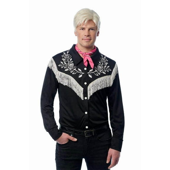 Barbie-Inspired Dream Boy Western Shirt Adult Costume | Standard