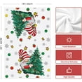 thumbnail image 6 of SOME THING Gnomes Xmas Trees Christmas Kitchen Towels Dish Towels, 18x26 Inch Daily Seasonal Winter Decoration Hand Towels Set of 2, 6 of 6
