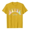 thumbnail image 7 of ZVAVZ Womens Summer Tops Trendy 2026 Cute Graphic Print Short Sleeve Shirts Crew Neck T Shirts Casual Loose Going Out Blouses Yellow,XXL, 7 of 7