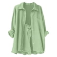 thumbnail image 2 of Fnooota Girls Outfit Sets 2 Piece, Long Sleeve Casual School Summer Kids' Clothing Sets Green Size 3-4 T, 2 of 8