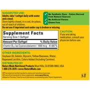 Nature Made Vitamin B12 1000 mcg Softgels, Dietary Supplement, 310 Count