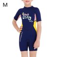 thumbnail image 2 of Soidarity DiveSail Trajes de neopreno para niños Traje de buceo de cuerpo completo Pantalones de manga corta Traje de baño para niños Buceo Snorkel Surf Deportes acuáticos Amarillo M Soidarity OD003679-02, 2 of 6