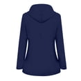 thumbnail image 3 of Womens Windbreaker Jacket With Hood Waterproof Lightweight Packable Windproof Rain Coat Zip Up Jacket With Pockets, 3 of 3