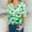 Green, variant on fartey St. Patrick's Day Shirts Women Casual Long Sleeve Shamrock Graphic Tee Irish V-Neck Plus Size Tops Comfy T-Shirt Blouse Gift for Women