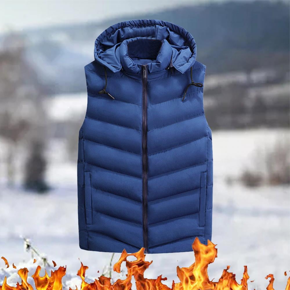 2PC Winter Coat Storage For Men Men'S Autumn&Winter Solid Color