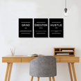 thumbnail image 4 of Framed Canvas Wall Art Success Quote, Office Wall Art, Black Large Poster, Positive Motivational Set of 3 Prints, Execute Failure Definition, Inspirational Print (B-3pcs,12x16inchx3pcs), 4 of 6