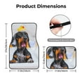 thumbnail image 5 of Vsdgher Puppy Sits In Bathtub Car Foot Mat Set of 4 Pieces Universal Floor Liner Car Accessories Fits Most Cars, Trucks, Vans, sedans, SUV, 5 of 7