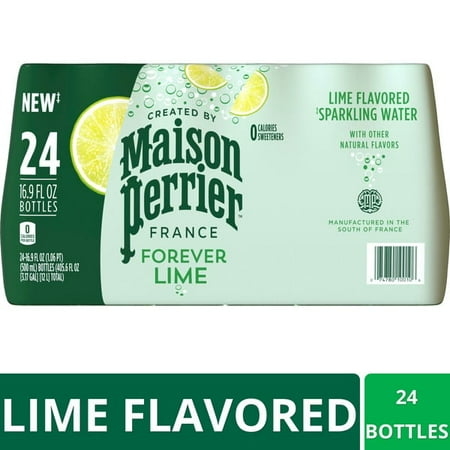 Maison Perrier Lime Flavored Sparkling Water – 24 Pack 16.9 fl oz Bottles – Crisp Refreshing Carbonated Beverage Zero Calories Maison Perrier Lime Flavored Sparkling Water – 24 Pack 16.9 fl oz Bottles – Crisp Refreshing Carbonated Beverage Zero Calories