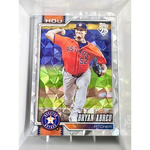 2026 Topps Series 1 Diamante Bryan Abreu #231 Houston Astros Baseball Card