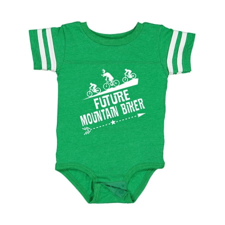 

Inktastic Future Mountain Biker Biking Gift Baby Boy or Baby Girl Bodysuit