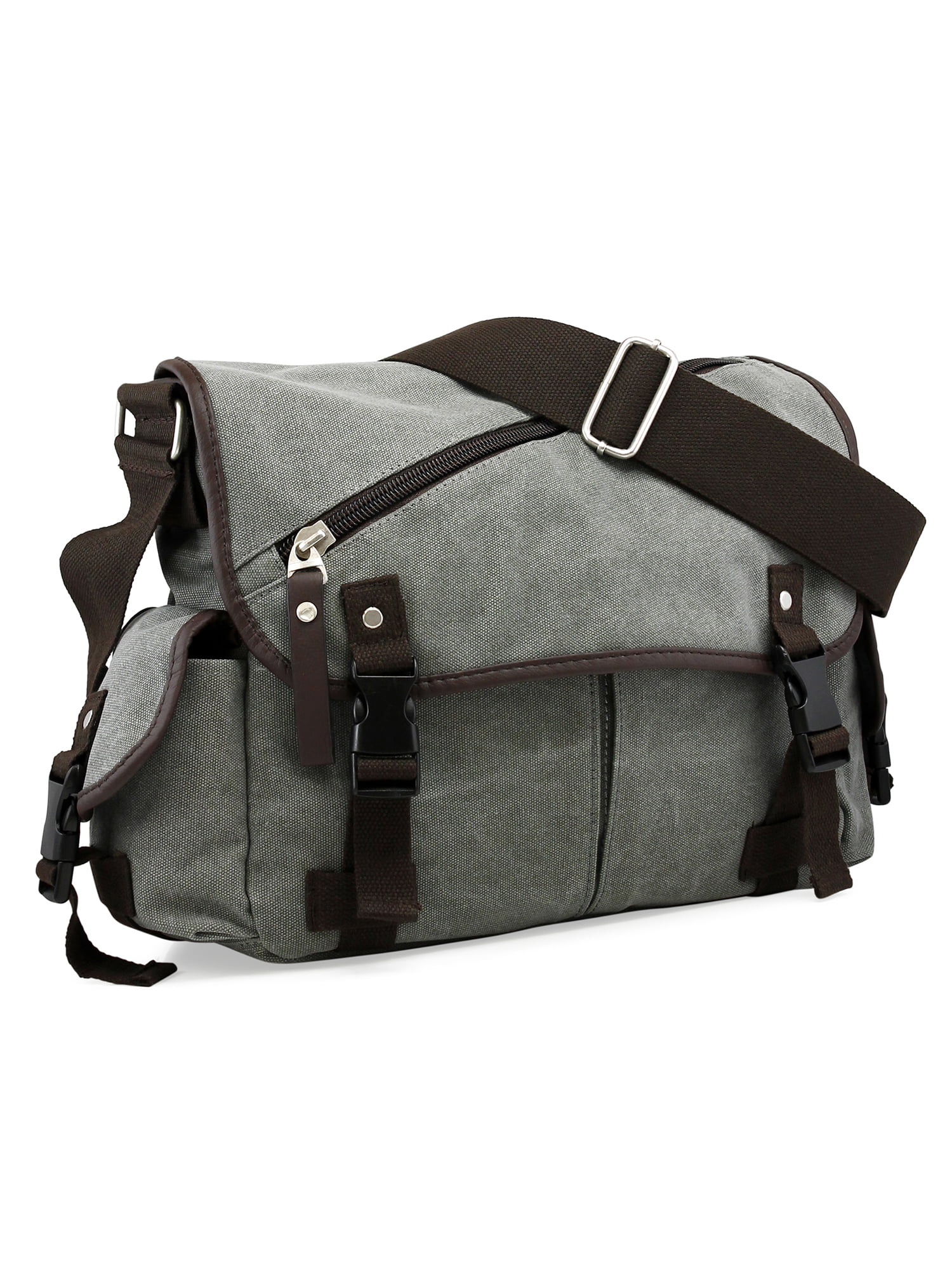 Vintage Canvas Shoulder Bag College School Laptop Messenger Bag Crossbody  Bags Satchel Handbags for Women Men