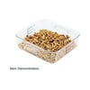 Rubbermaid Commercial RCP 6302 CLE 2 Qt. Square Storage Container Clear