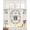 Light Brown, variant on Vintage Bees Crowns Sheer Curtains 39 Inch Length 2 Panels Set for Living Room/Bedroom, Retro Leaves Rings Gray Wooden Kitchen Curtains Grommet Semi-Sheer Curtains Window Treatments 27.5"x39"x2
